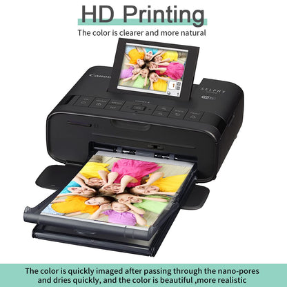 Compatible Canon Selphy CP1300 CP1500 Ink and Paper KP-108IN KP108 3 Color Ink Cartridges and 108 Sheets 4x6 Photo Paper Glossy for Canon Selphy CP1200, CP1000, CP910, CP900 Compact Photo Printers