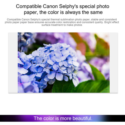 4 Pack Compatible Canon Selphy CP1300 CP1500 Ink and Paper KP-108IN Includes 432 Sheets and 12 Ink Cassettes